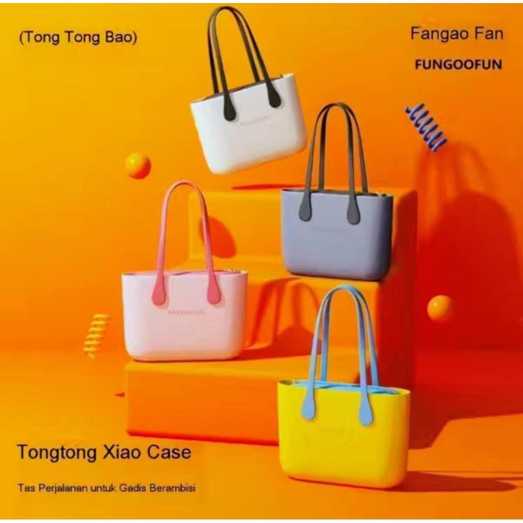 Fungoofun Original DIY F551 Tote Bag Terlaris Wanita Fungoofun Tas Jely