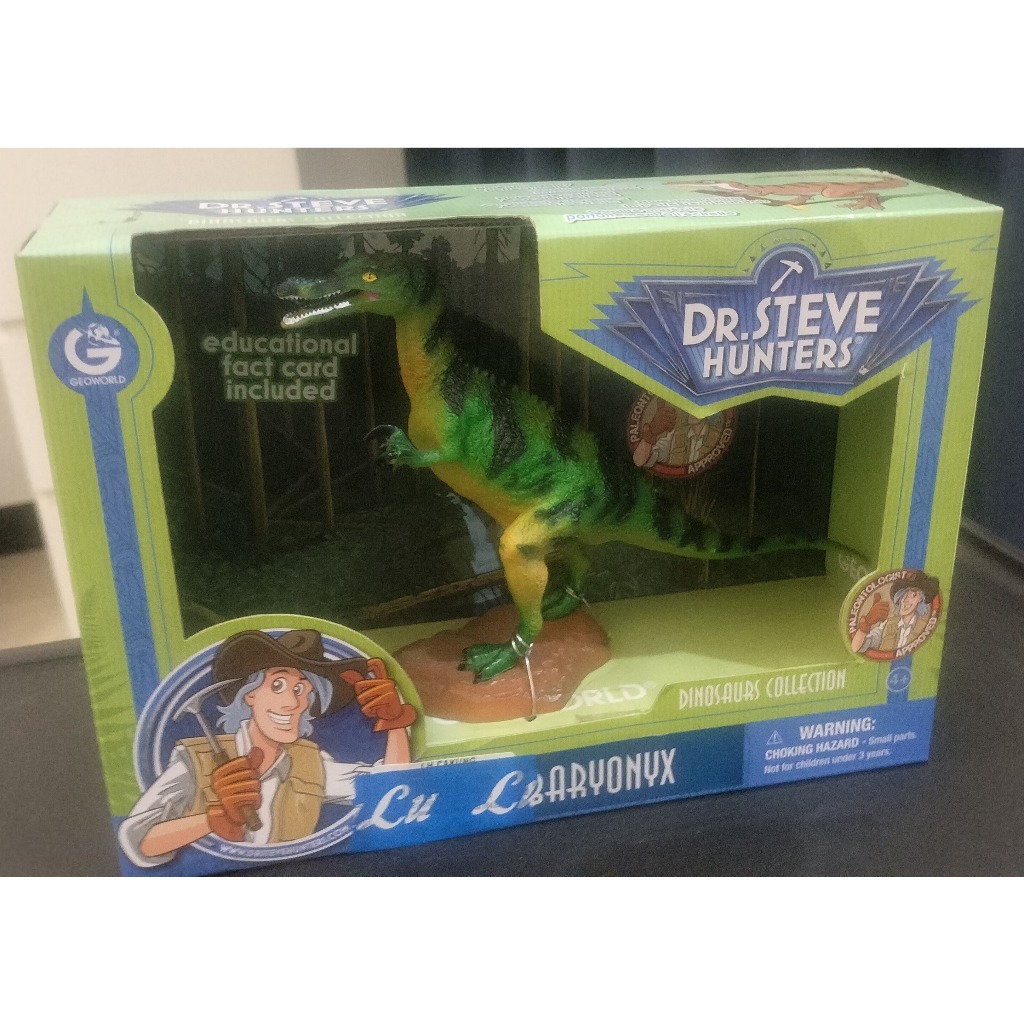 Premium Import Original Dr. Steve Hunters Coleccion Dinosaurios Mainan Karet Geoworld