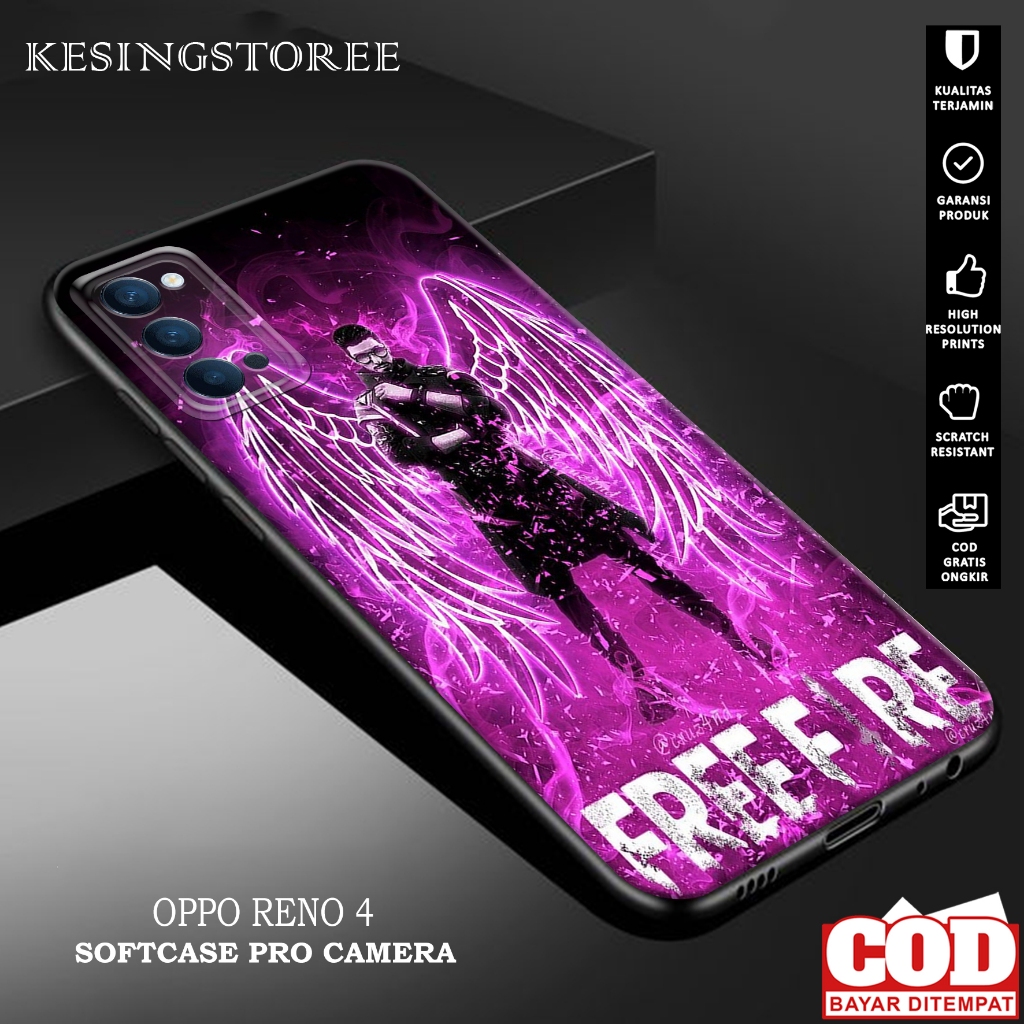 case oppo reno 4  - [ ff ] silikon oppo reno 4 - kesing hp - casing hp  - case hp - case terbaru - c