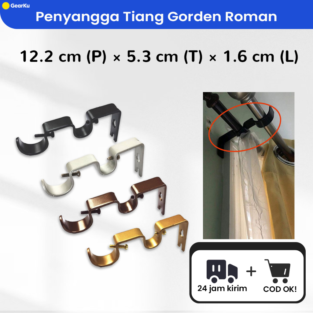 Bracket Gorden/Kaki Gorden//Bracket Rel Gorden/Braket Penyangga Rollet/Bracket Kaki Penyangga Tiang 
