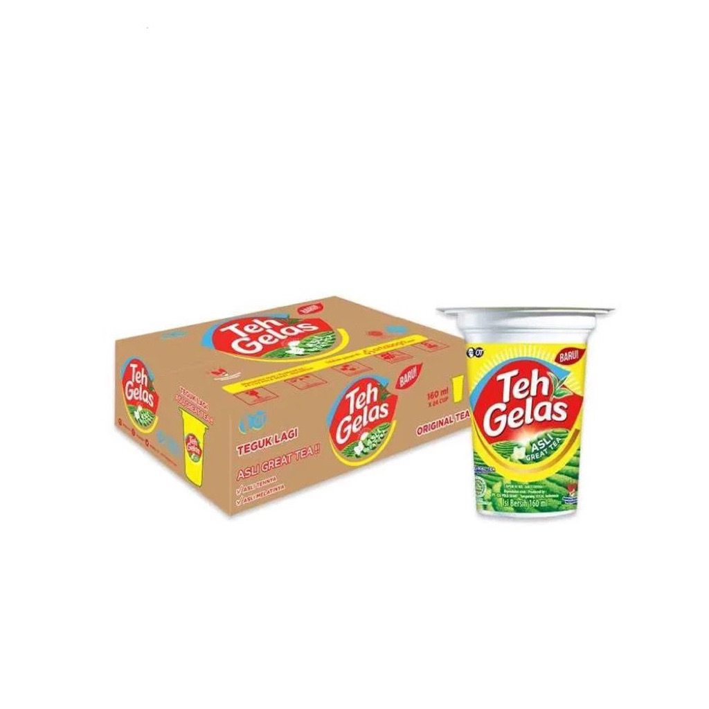Teh Gelas 160 ml - 24 cup/Karton