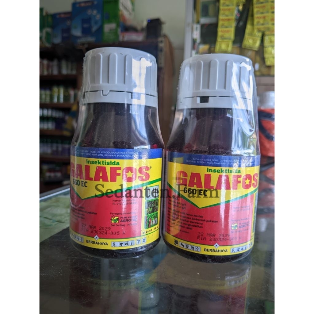 galafos insektisida 660ec klipirifos 600g/l & sipermetrin 60g/l pembasmi hama semua tanaman 200ml