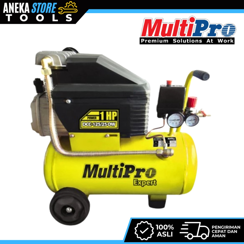 Air Compressor 1HP Mesin Kompresor Angin Listrik DCC125 Multipro DCC 125/25