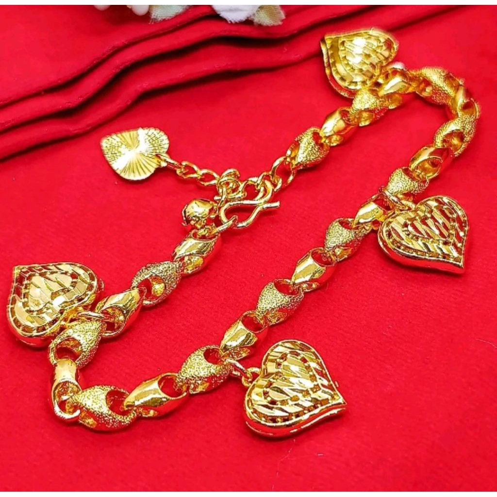 GELANG RANTAI HONGKONG PERHIASAN DUBAI LAPIS EMAS 24K