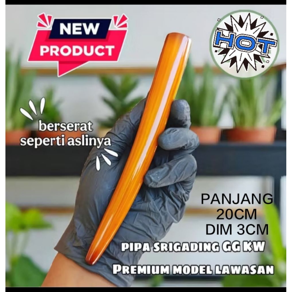 Once pipa cangklong padutan asli sarigading berserat gading 20cm