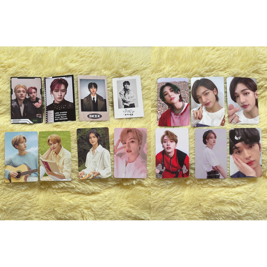 STRAY KIDS SKZ LEE KNOW HYUNJIN POLAROID POB POUT LOVESTAY FANMEET HYUNHO NACIFIC R1 NACI R2 HAN JIS
