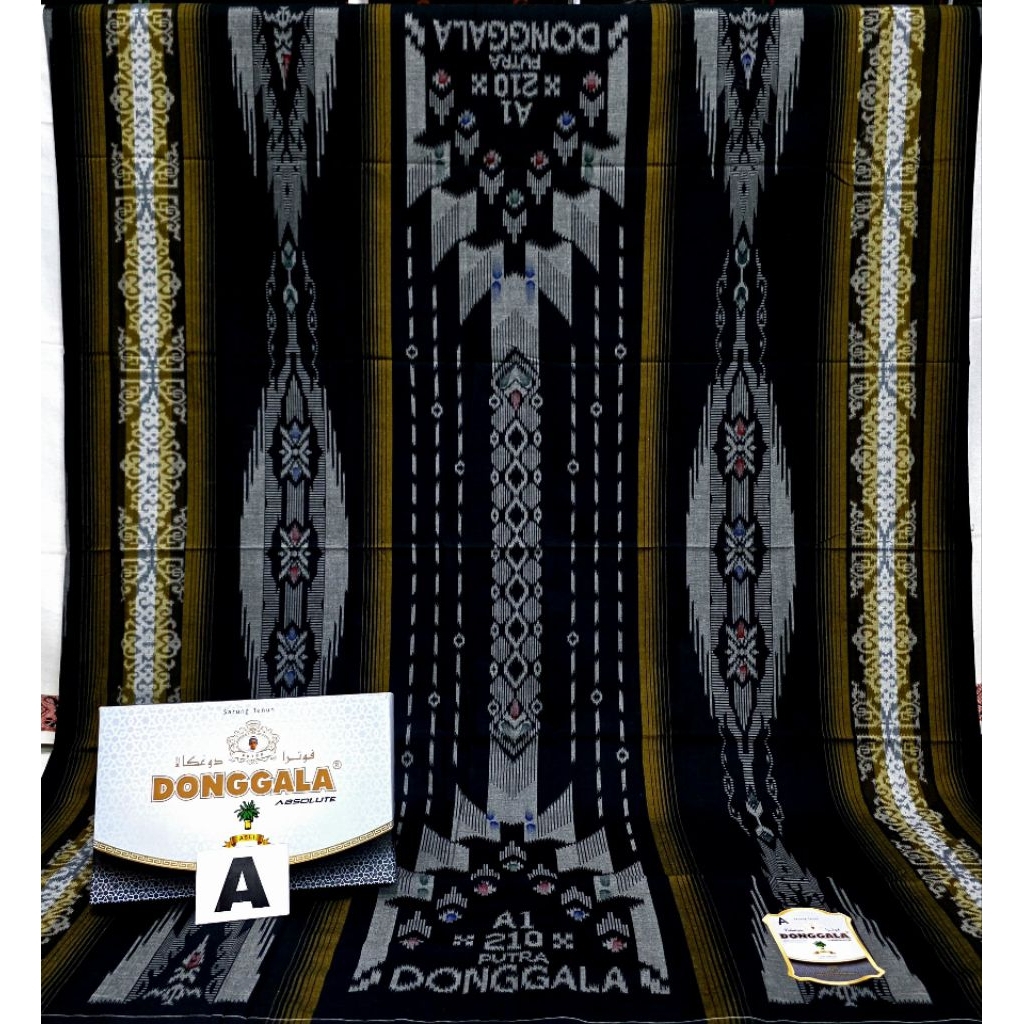 Donggala Hitam Gradasi & Gradasi warna 3D