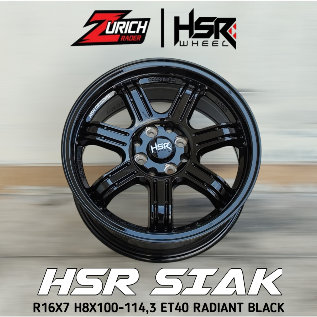 Pelek Racing Ring 16 Hsr Wheel Siak Velg Mobil R16 Mobilio Jazz Brio Cielo Galant Livina Avanza
