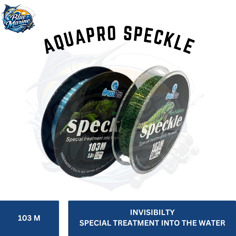 senar pancing speckle invisible 103m