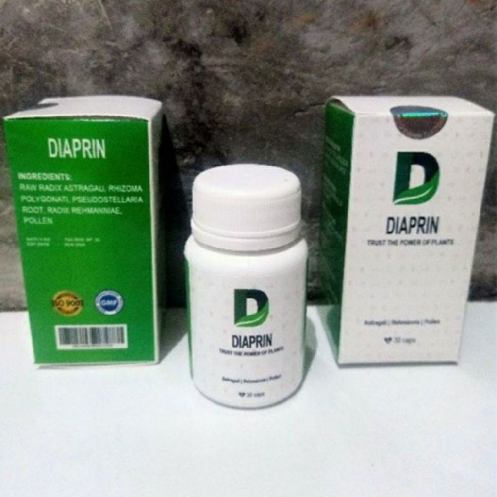 DIAPRIN 100% ORIGINAL OBAT SPESIALIS DIABETES & DIAPRIN KENCING MANIS AMPUH