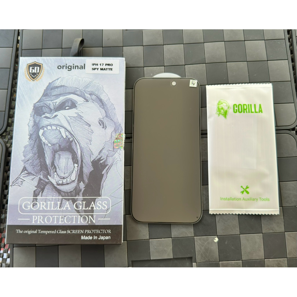 GORILLA TEMPERED GLASS ANTI SPY PRIVACY & CLEAR MATTE IPHONE 17 17 PRO 17 PROMAX KINGKONG MATTE