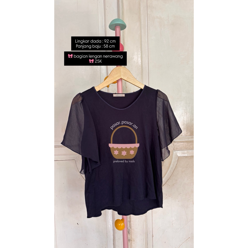 [PRELOVED] Blouse Navy