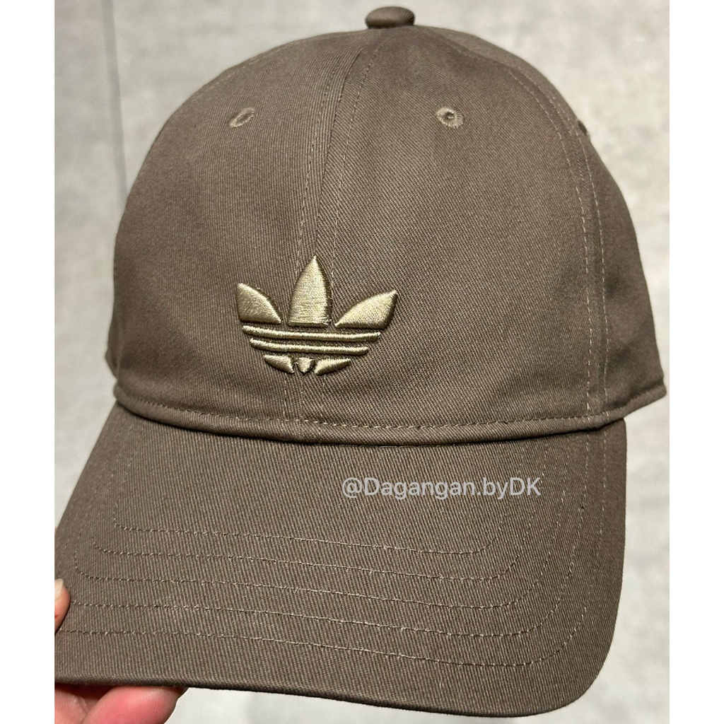 Topi Adidas Cap Big Logo Original 100% Dark Brown