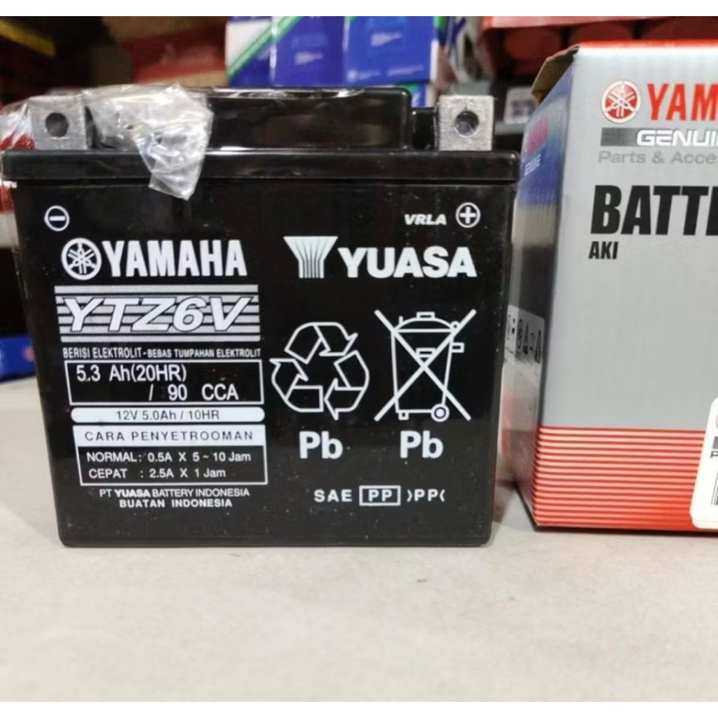 Aki Yamaha merek Yuasa YT26V