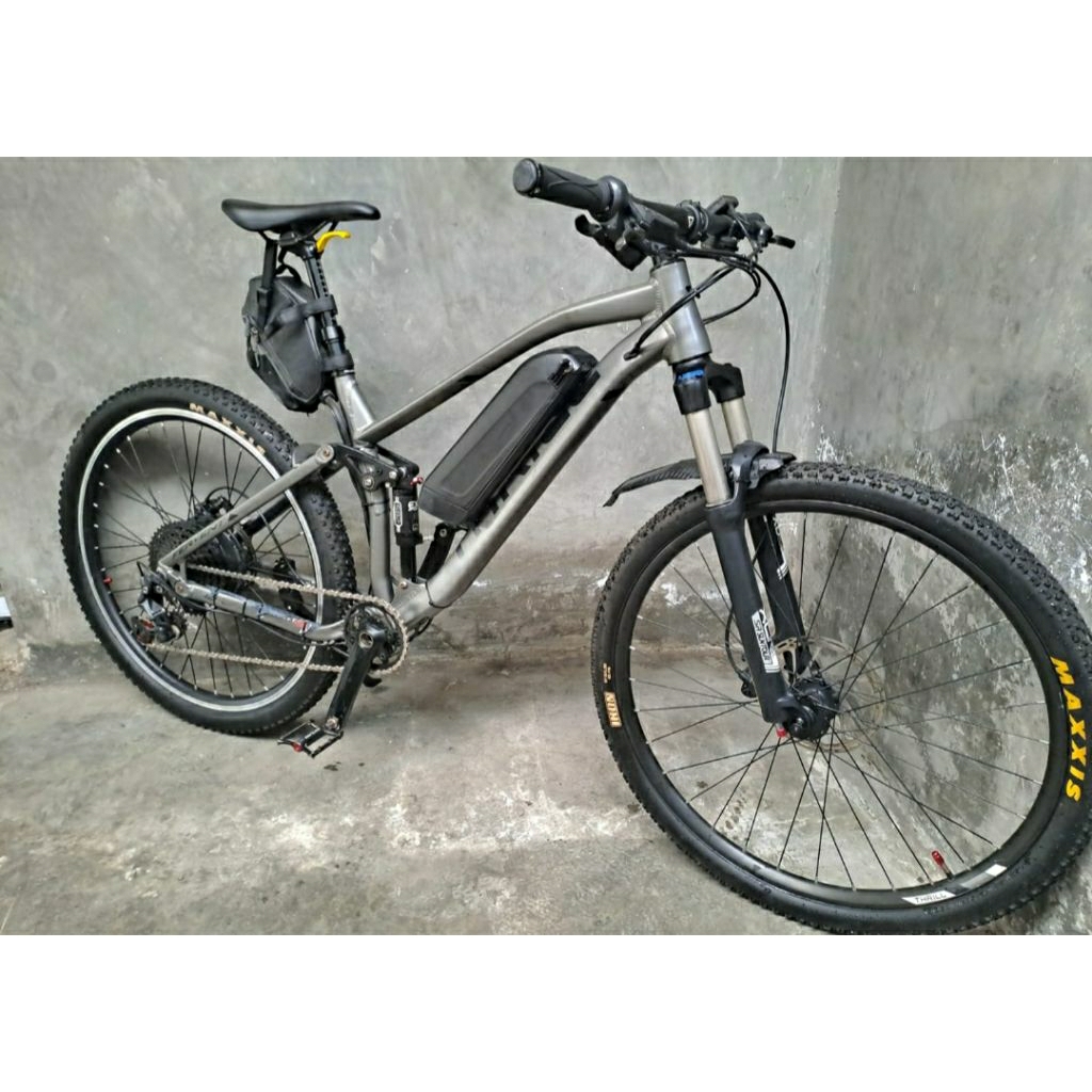 Sepeda MTB 27,5 Ebike Thrill Fervent 1.0 th 2021 T140 deore hub drive 500watt 48v