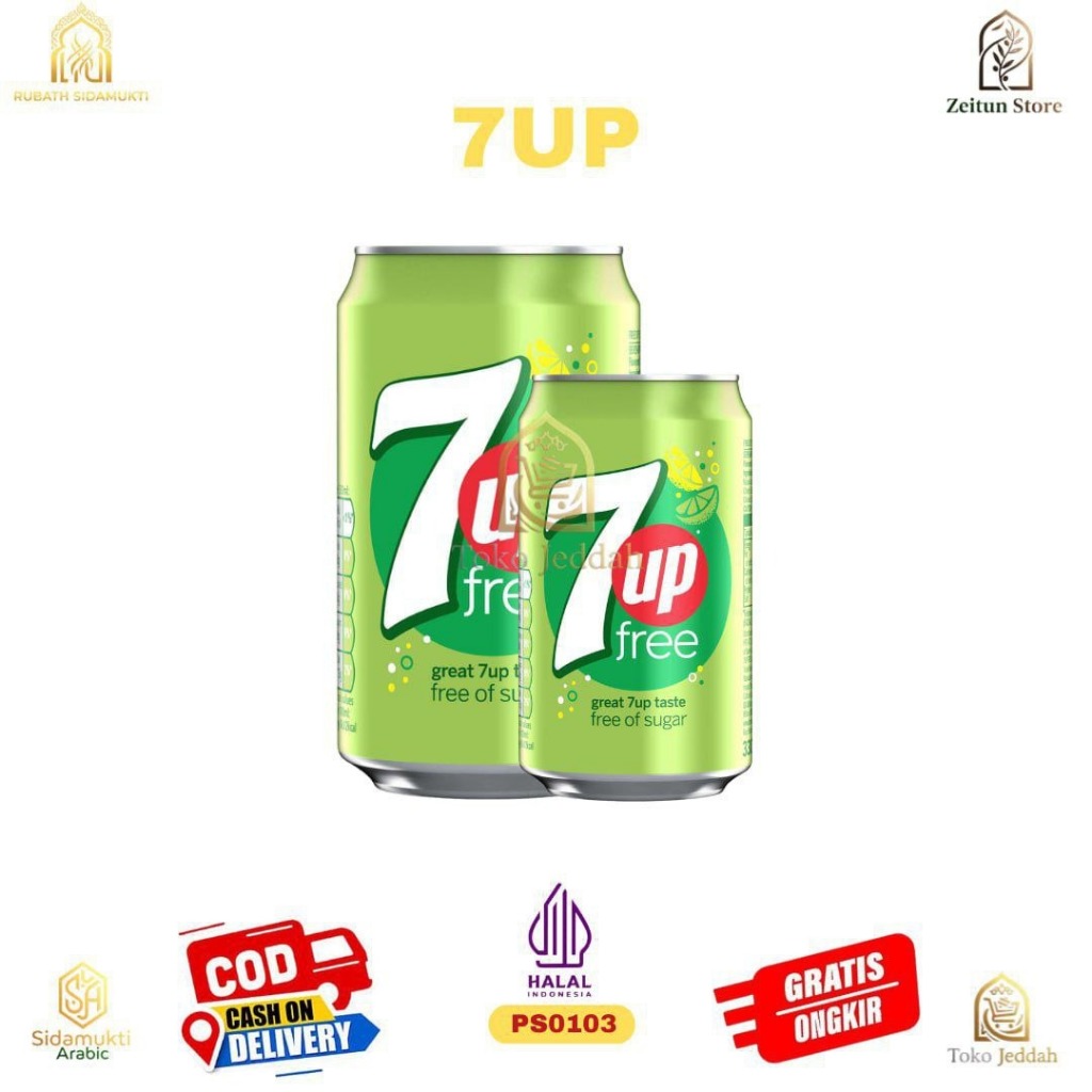 Minuman 7up Kemasan Kaleng Original Arab Saud