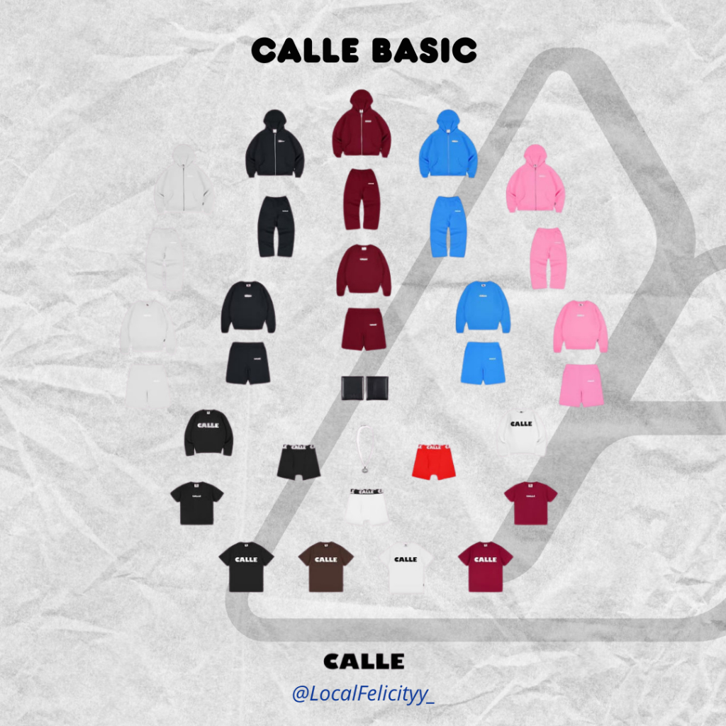 [100% ORI NO KW} Calle - Zip Up Hoodie // Crewneck // Sweatpants // Sweatshorts // Waffle Long Tee /