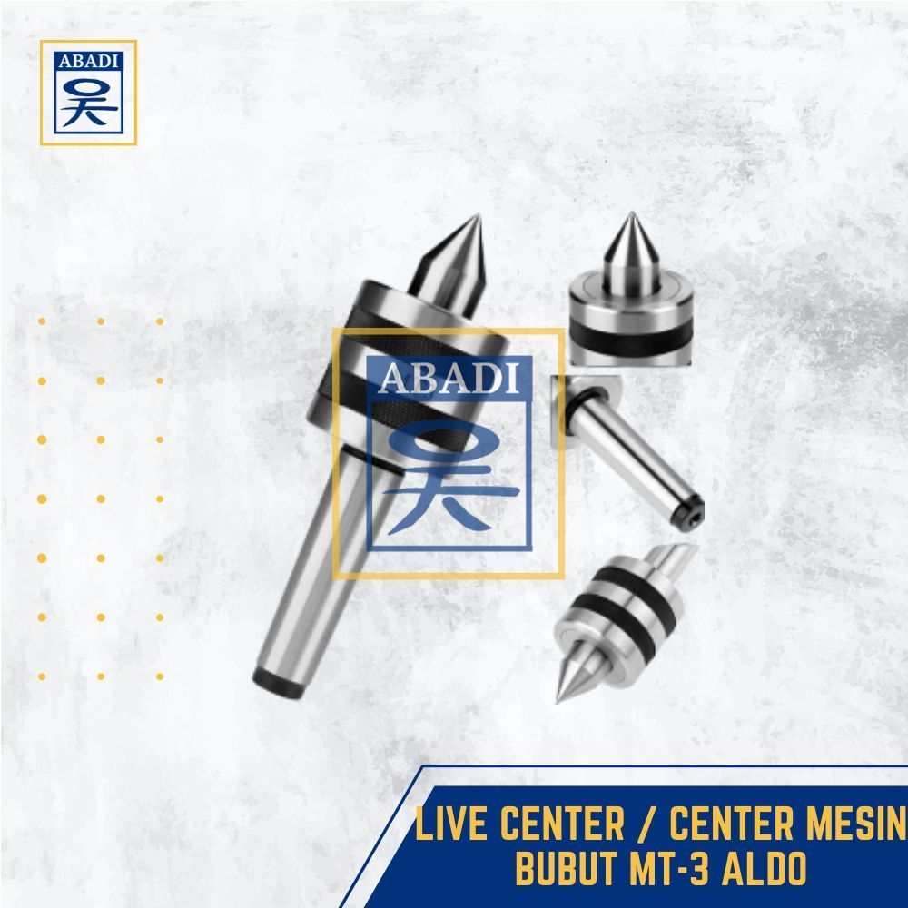 LIVE CENTER / CENTER MESIN BUBUT MT-3 ALDO