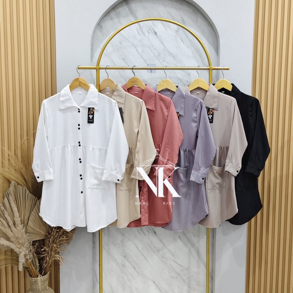 Tunik Shakilla Saku Remaja & Dewasa Jumbo | Tunik Wanita & Anak Tanggung