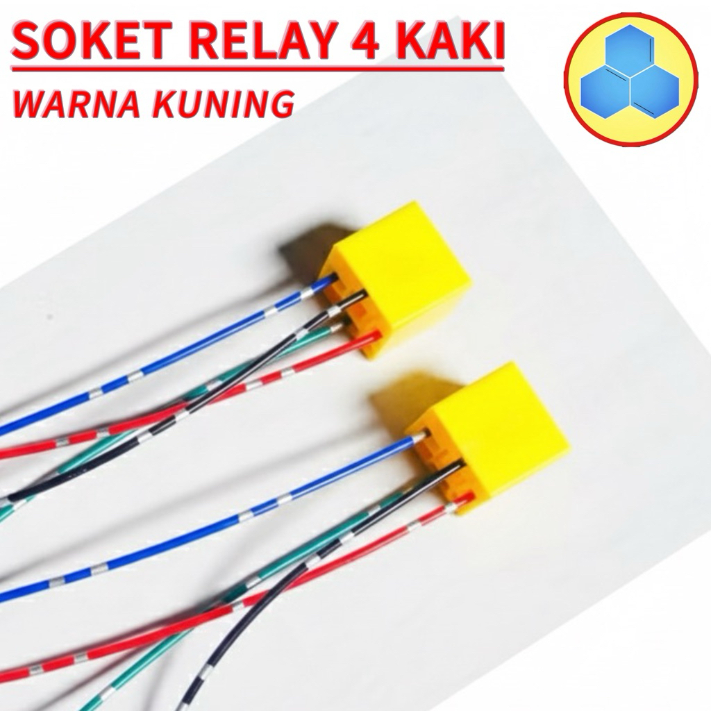 SOKET RELAY 4 KAKI MOTOR MOBIL UNIVERSAL