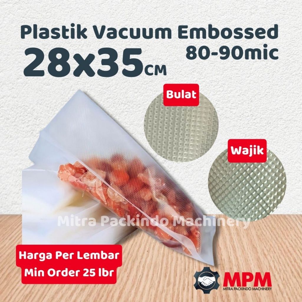 Plastik vacuum embossed 28x35 / Vakum embos 28 x 35 cm