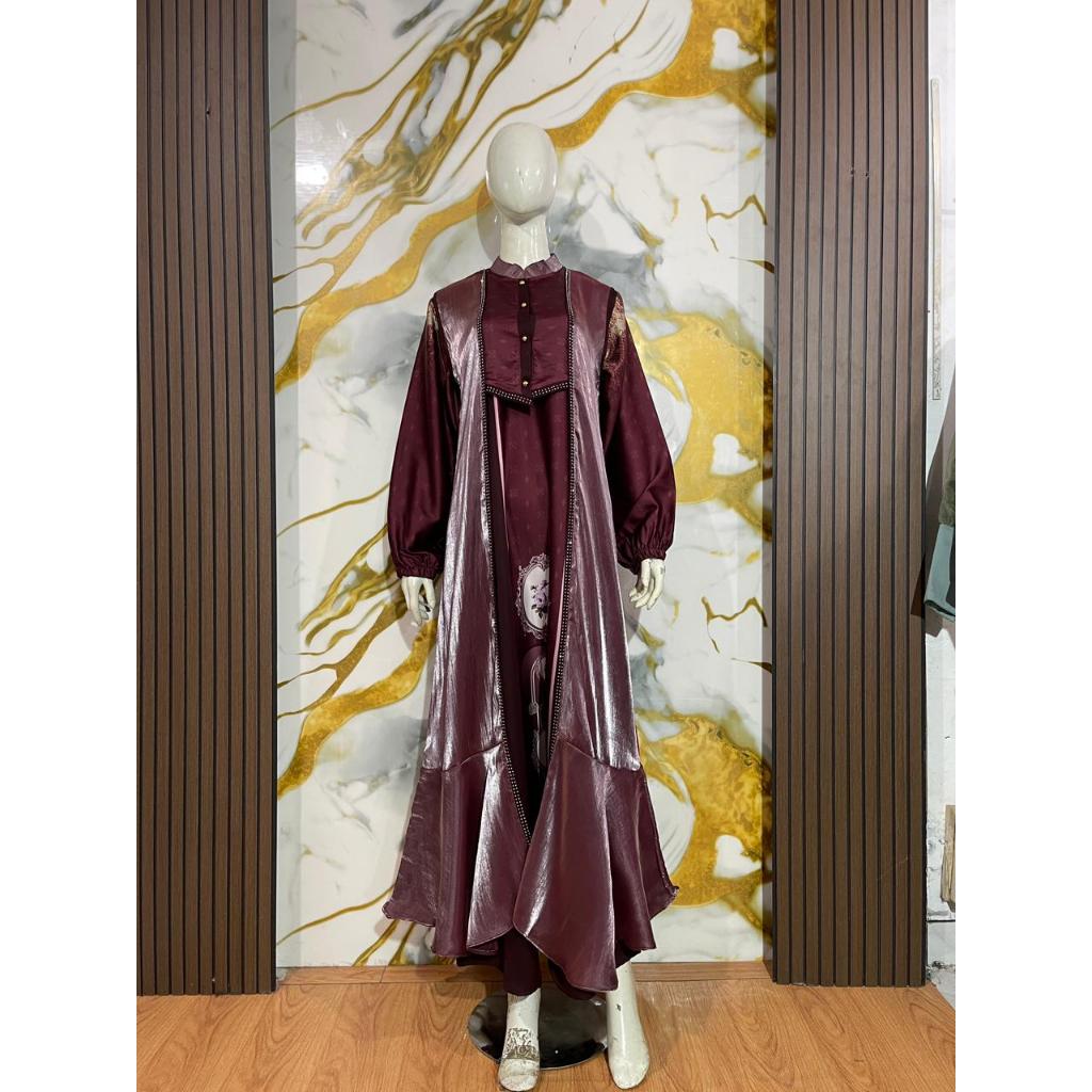 Gamis Jumbo Inner+Outer Terpisah Terbaru Size L XL XXL XXXL 4L
