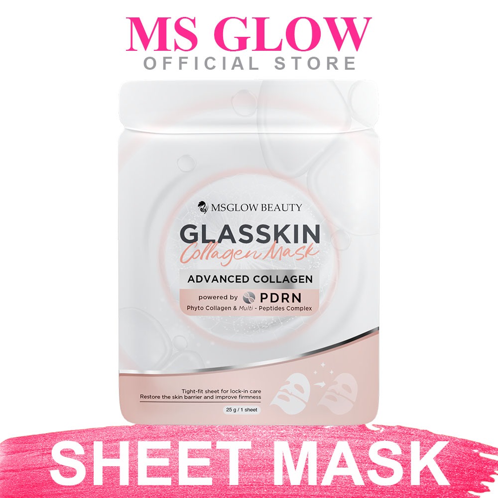 MS GLOW GLASSKIN COLLAGEN MASK