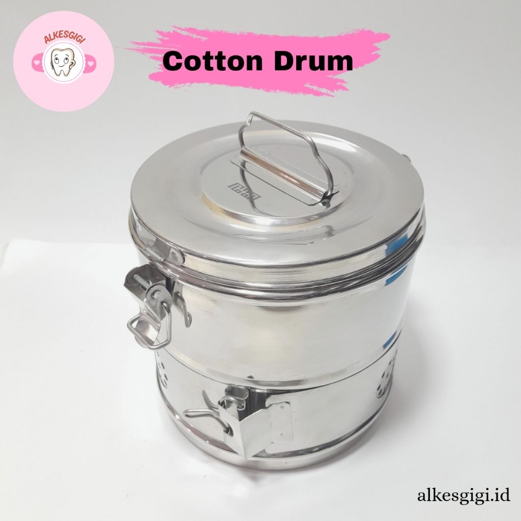 Tromol Dressing Drum / Tromol Kasa Steril / Cotton Drum