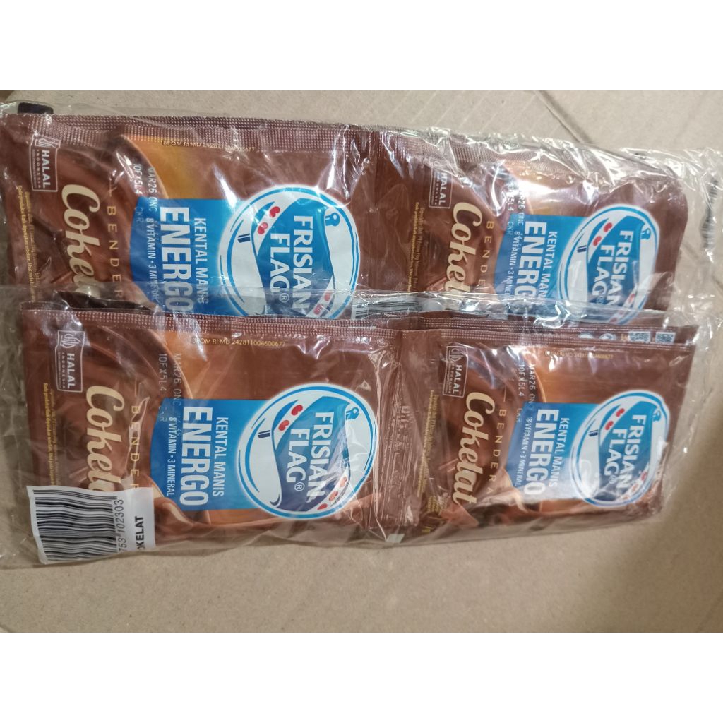 susu sachet coklat frisian flag