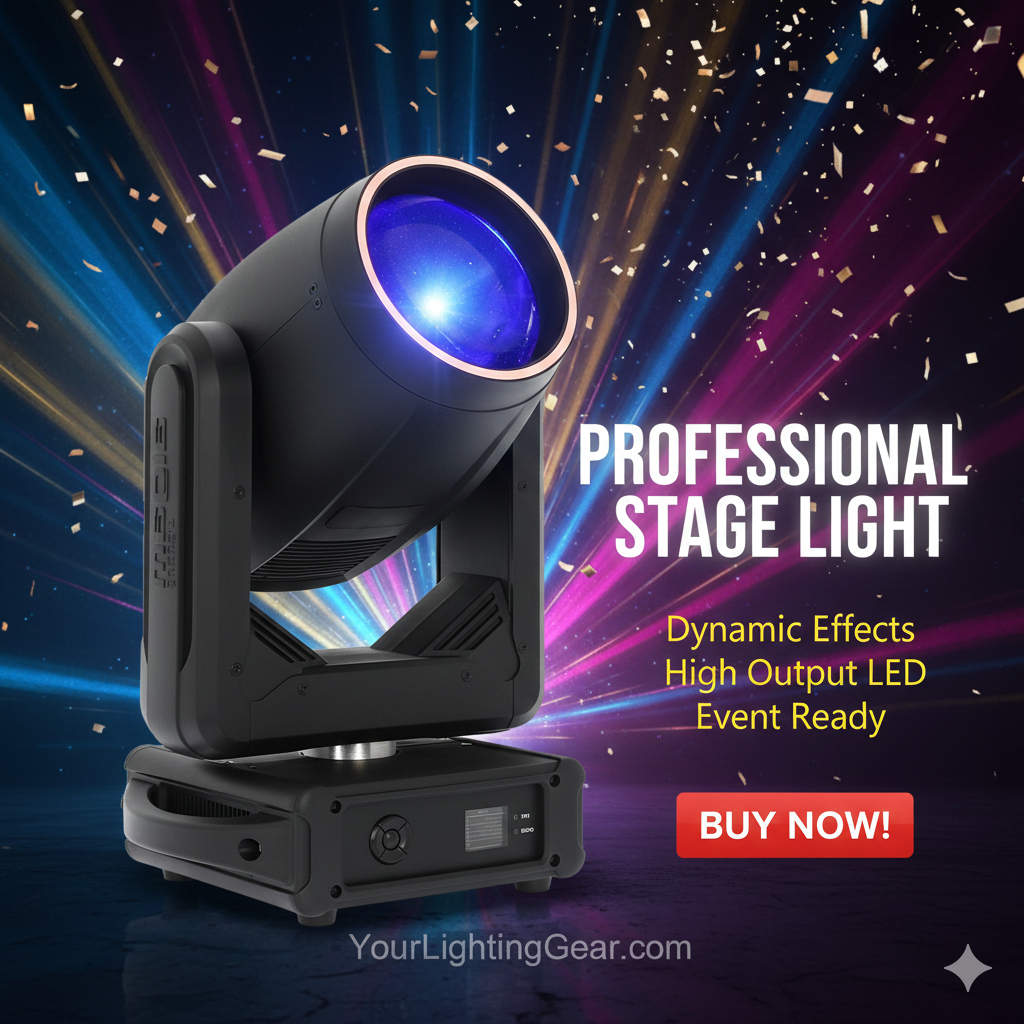 beam lighting miniatur sound, Moving Head Beam 3D Print, miniatur lighting, 3d print