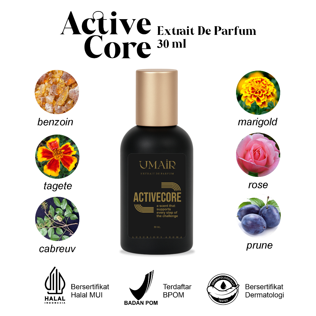 UMAIR - ACTIVECORE Extrait De Parfum Aroma Sporty