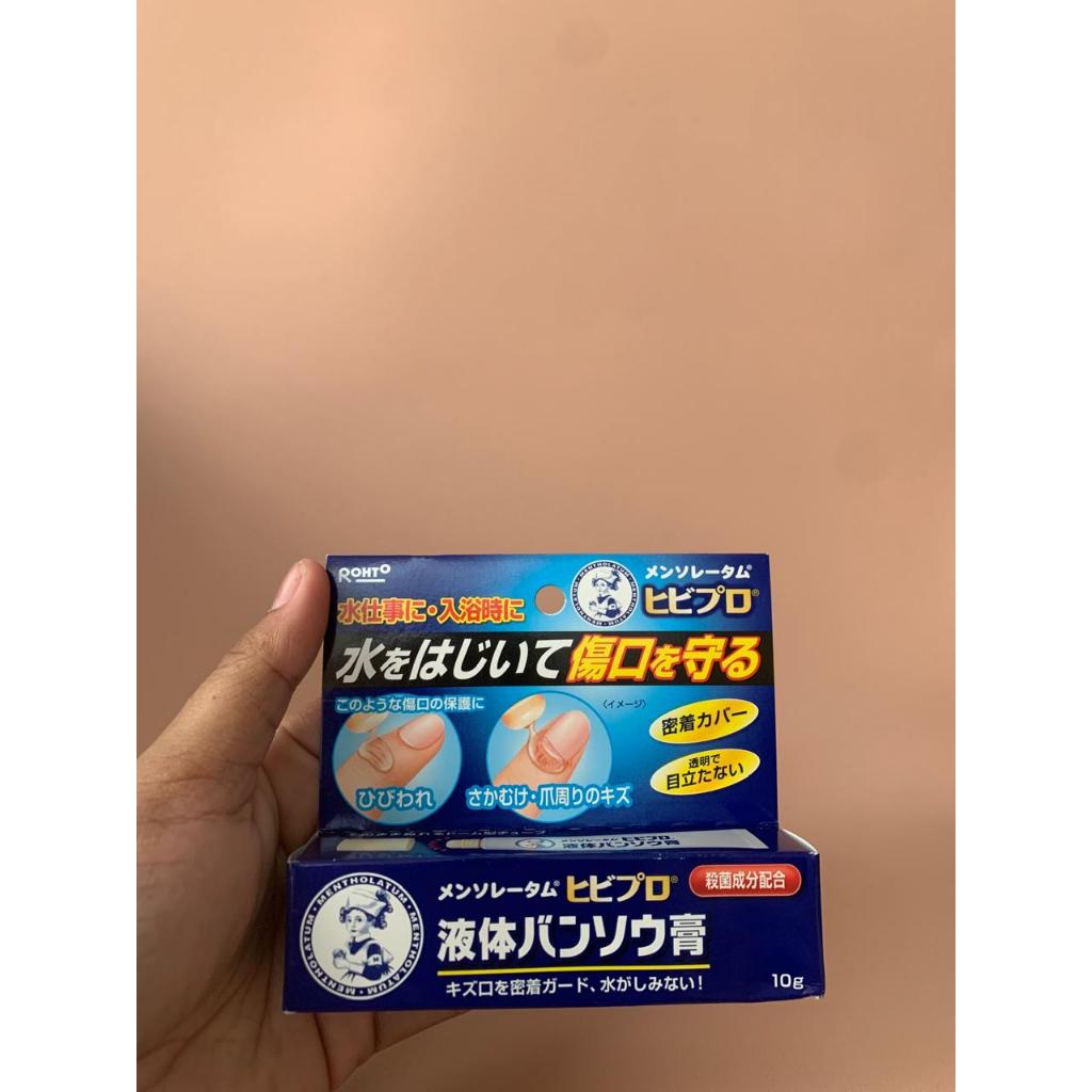 Rohto Mentholatum Hibipro waterproof liquid bandar Original Japan Plester Cair 10gr