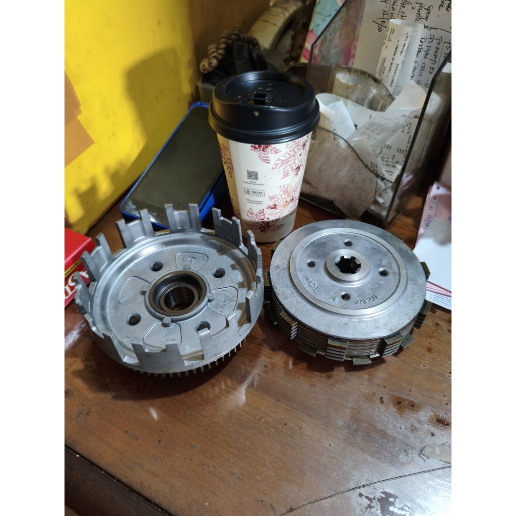 Primary Drive Gear Assy Housing Comp Clutch Assy Rumah Kopling Assy Kawasaki Ninja 150 R SS RR Origi