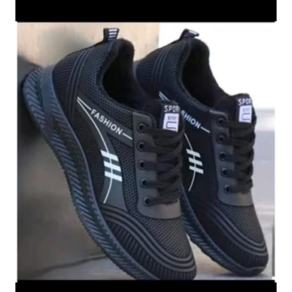 Sepatu Strip pria$dewasa sepatu sneakers sepatu joging sepatu olahraga