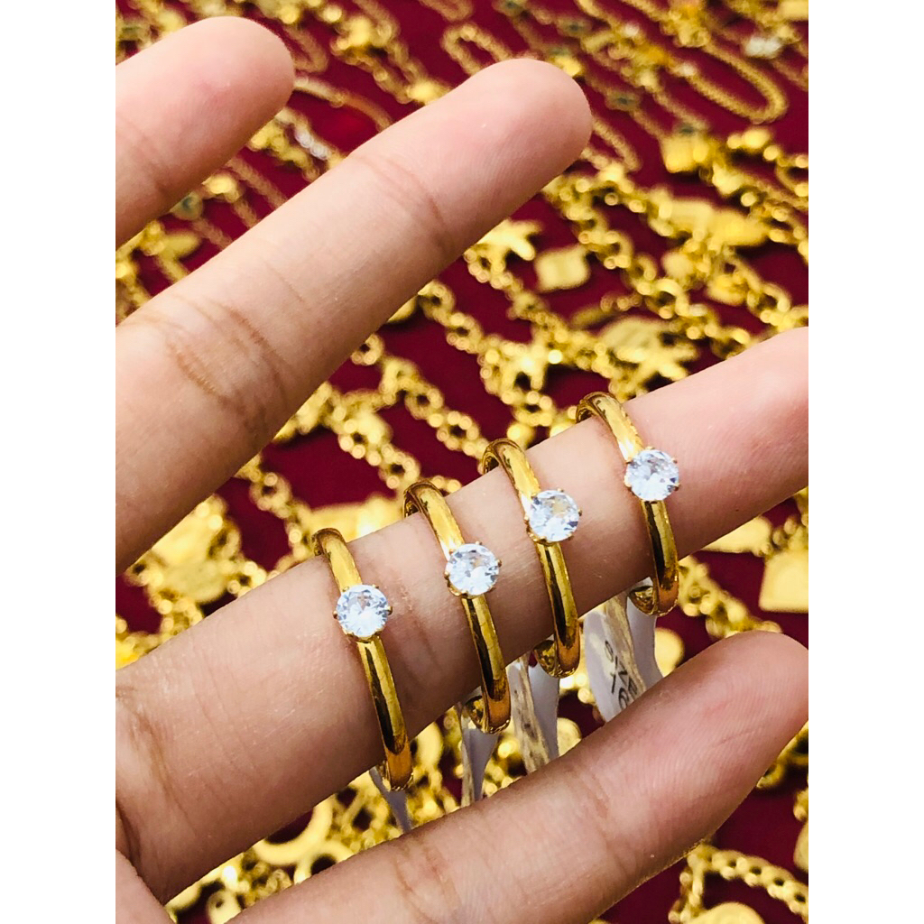 cincin polos mata satu titanium