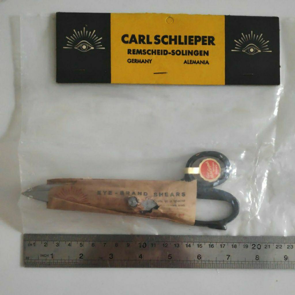 Gunting Kain Tailor Scissors Cap Mata Eye Barnd 8" Original Made in Solingen Germany