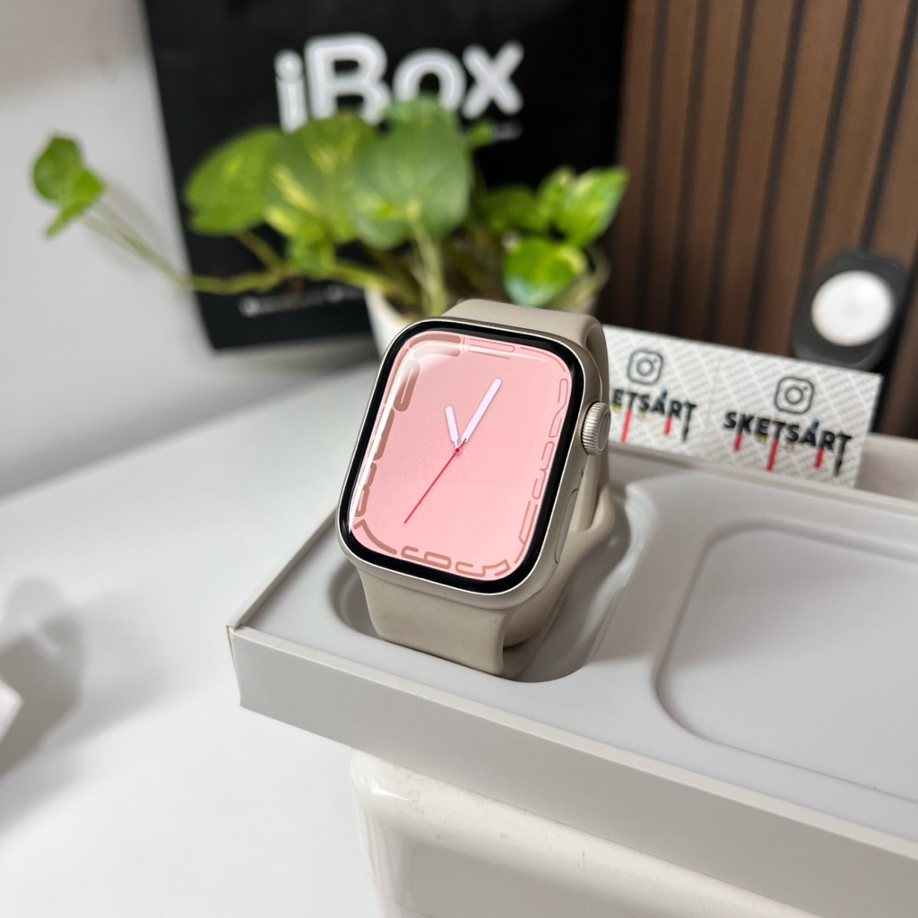 Apple Watch Series 8 41mm Starlight iBox iwatch Battery Health 86%