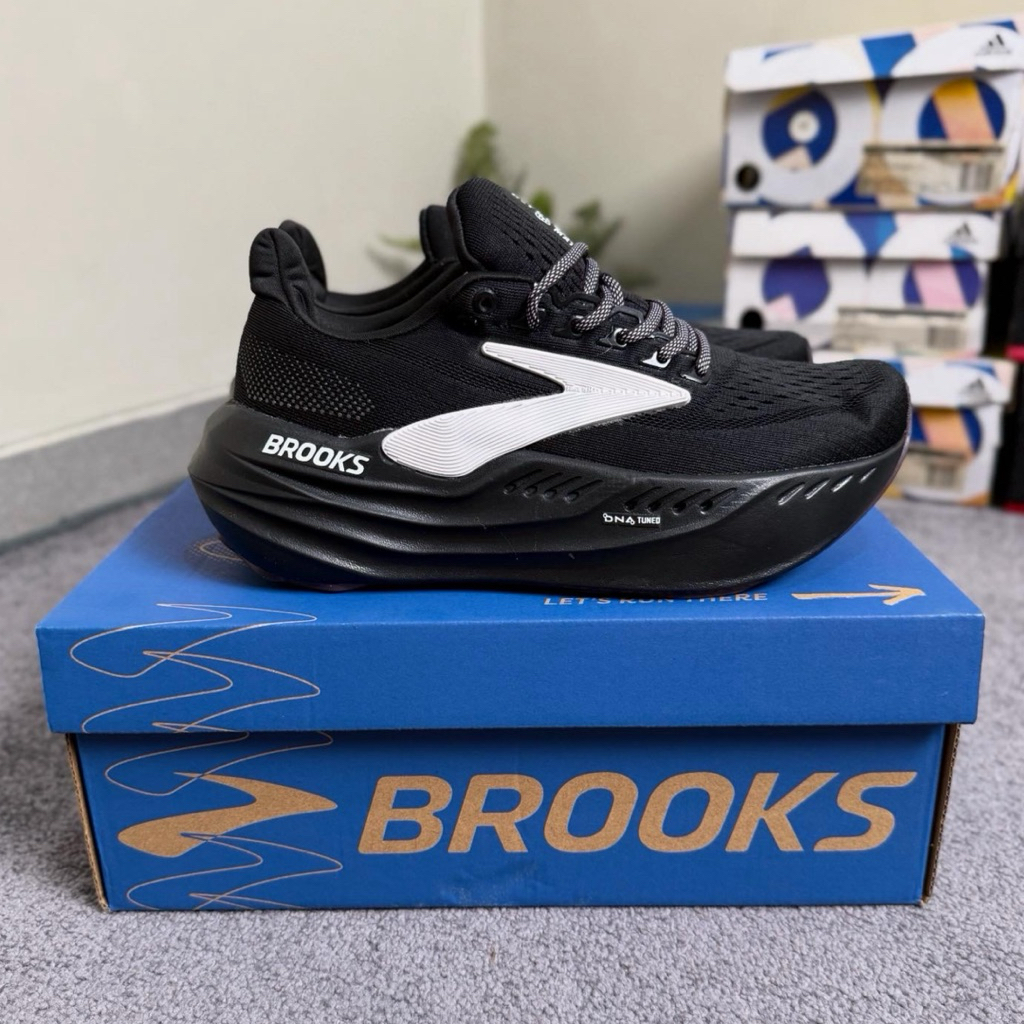 BROOKS GLYCERIN MAX BLACK WHITE