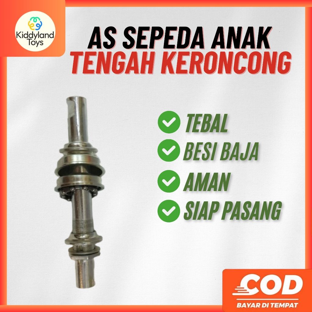 As Tengah Keroncong Sepeda Anak Spi Gir / Pen Gir