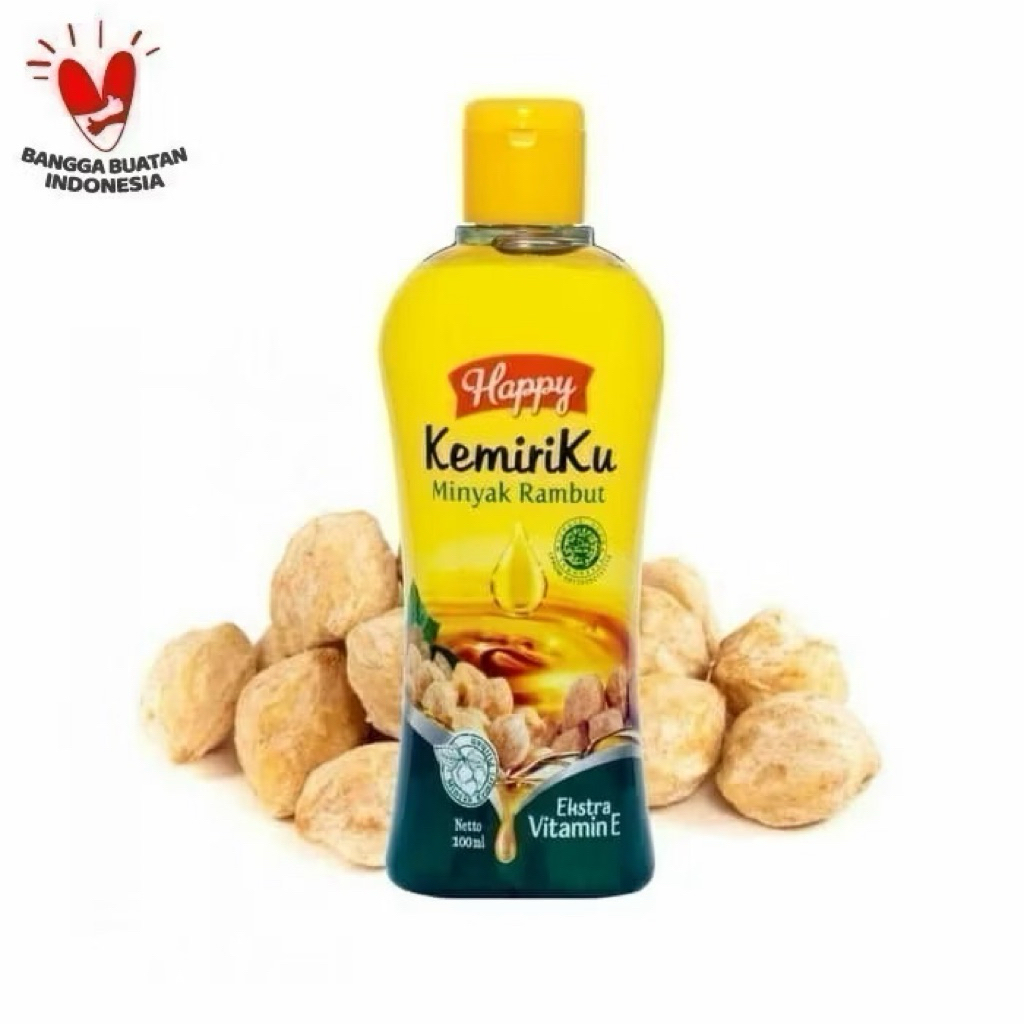 HAPPY KEMIRIKU CANDLENUT OIL | HAIR LOTION | MINYAK KEMIRI