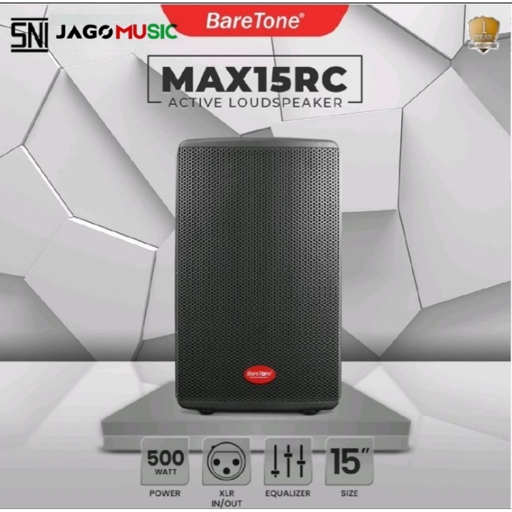 Baretone Speaker Aktif MAX15RC 15inch Speaker Baretone MAX 15RC 1set
