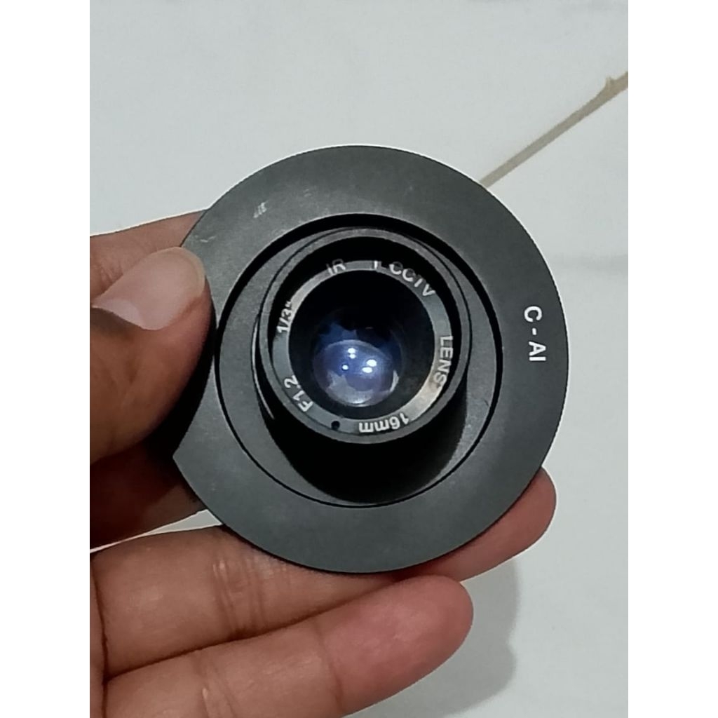 lensa manual cctv 16mm f1.2 for nikon