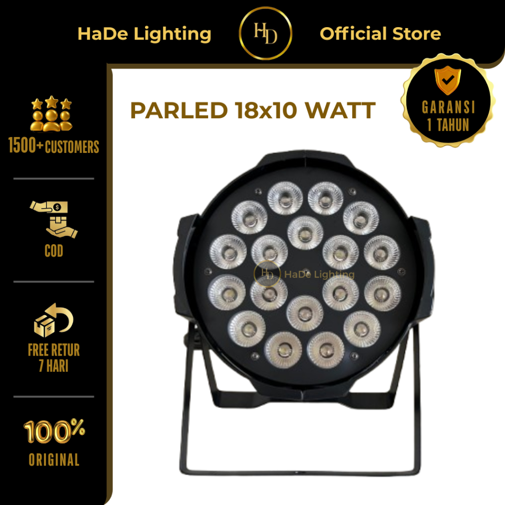 Par Led 18x10 Watt Fullcolor - Lampu Parled 18x10 Watt 4in1
