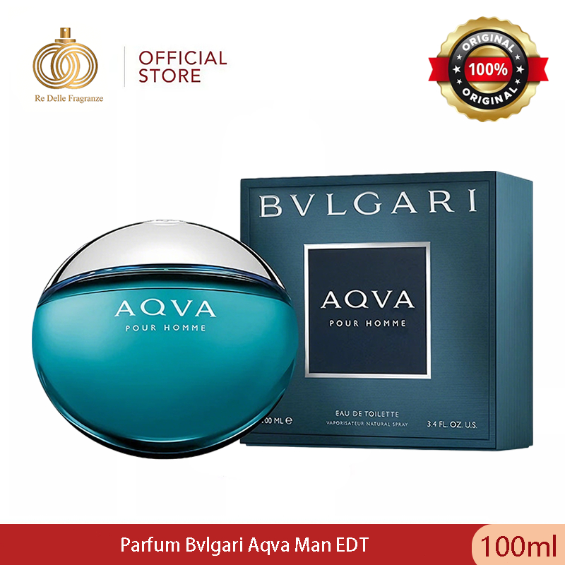 Parfum 100% Asli Parfum Bvlgari Aqva Man EDT 100 ml