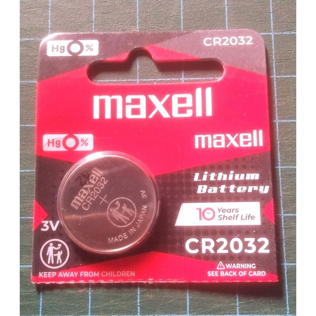 Baterai CR2032 Maxell Lithium Koin 3V Ori