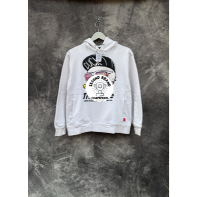 Hoodie B3 On3 50ul Duck The Dude White Luxury Style