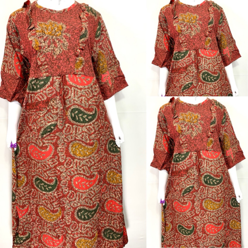 Sikobajutidur - Sammy Dress Klok Model | Batik Sammy | Daster Sammy