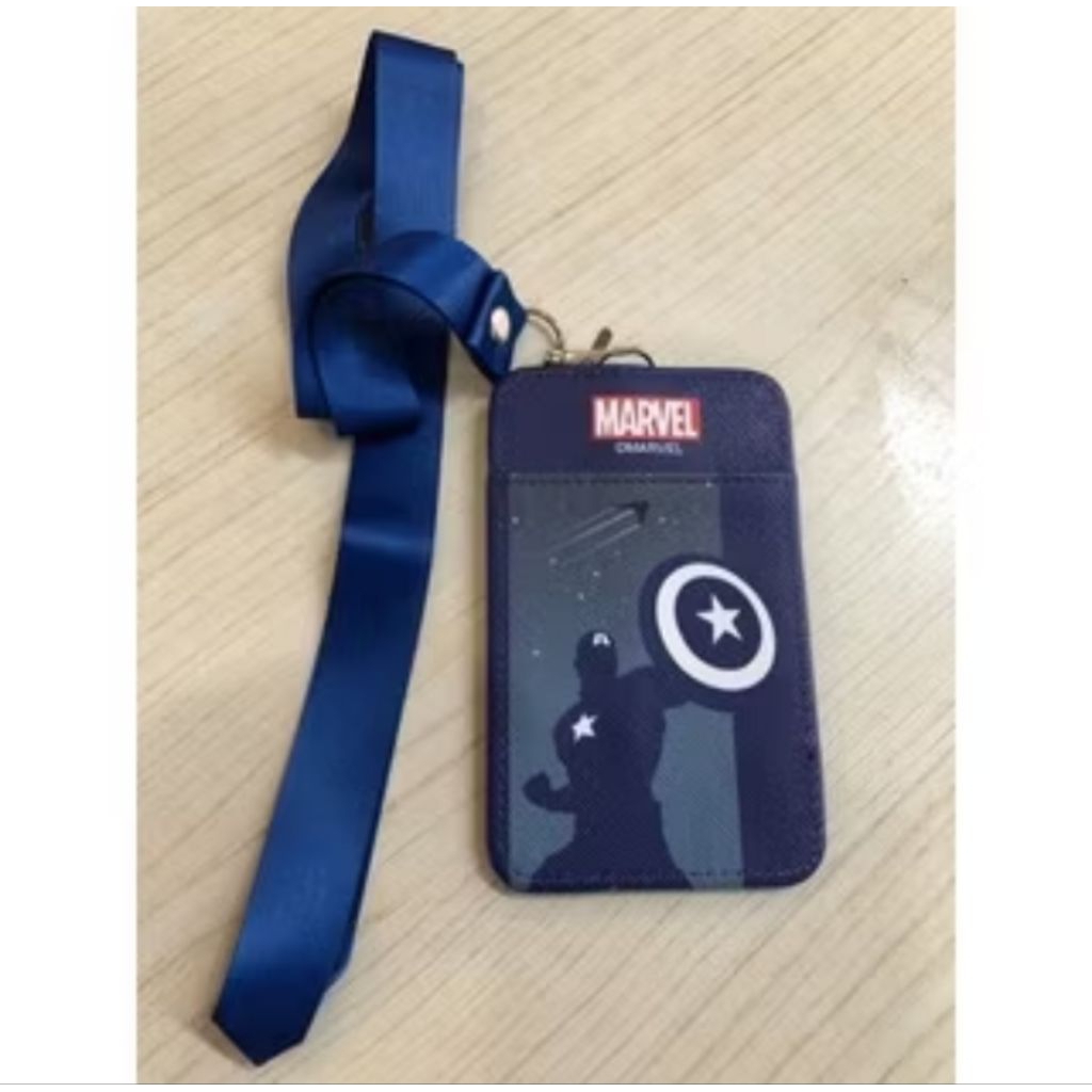 Id Card Lanyard Case Name Tag Marvel Disney