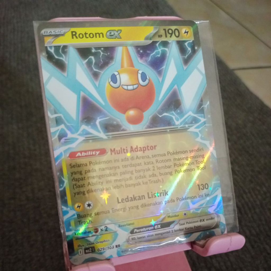kartu hologram pokemon