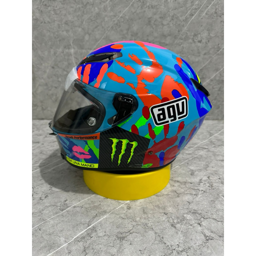 HELM AGV PISTA ROSSI MISANO 2014 SIZE M